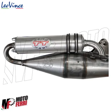 MF9730 Marmitta LeoVince TT Aprilia SR Scarabeo Motore Minarelli 50 2T Alluminio