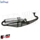 MF9730 Marmitta Scarico LeoVince TT Motore Minarelli Orizzontale 50 2T Alluminio