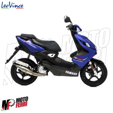 MF9730 Marmitta Scarico LeoVince TT Aerox JOG R Neos 50 2T Alluminio Omologato