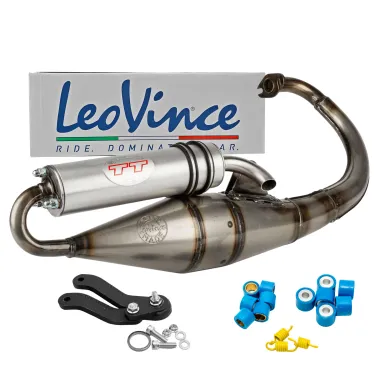 MF2184 Marmitta Scarico LeoVince TT MBK Booster Spirit / BWS 50 2T Alluminio