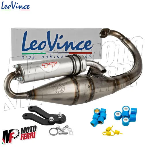 MF2184 Marmitta Scarico LeoVince TT MBK Booster Spirit / BWS 50 2T Alluminio