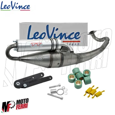 MF3713 Marmitta Scarico LeoVince TT Peugeot Speedfight 3 / Jet Force / Ludix 50