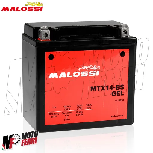 MF3259 Batteria Gel Malossi YTX14-BS Vespa GTS 310 Super Sport Tech 2025 2026