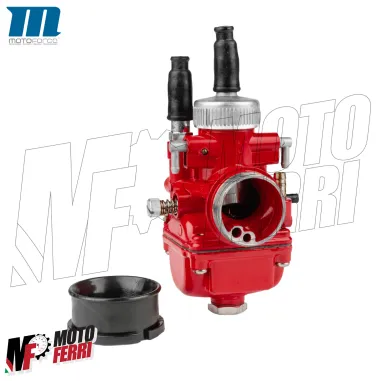 MF9733 Carburatore Tipo PHBG 21 DS Motoforce Piaggio Minarelli 50 2T Racing Red