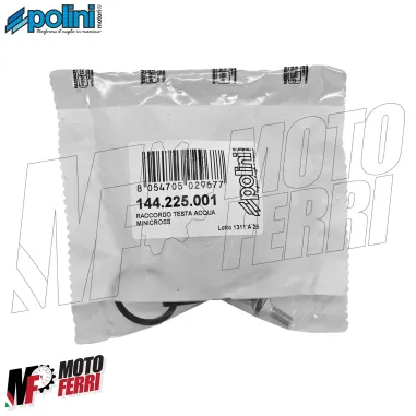 MF9743 Raccordo Testa Acqua Polini Dritto Piaggio NRG MC3 MC2 POWER DD DT 50 2T