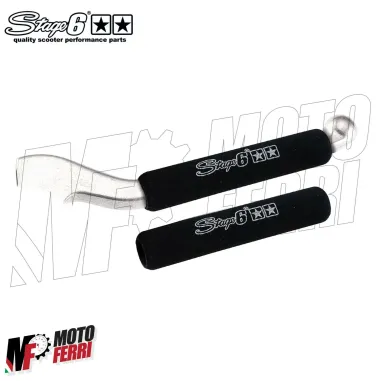 MF2321 COPRI LEVA FRENO FRIZIONE STAGE6 NERO GRIP SPUGNA SCOOTER UNIVERSALE
