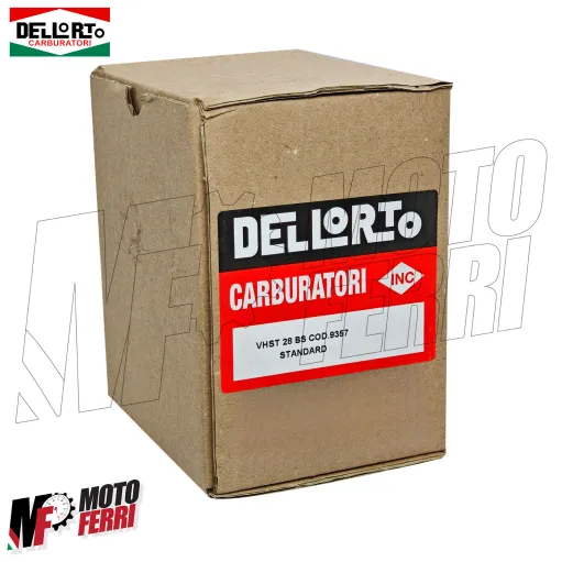 MF9749 Carburatore Dellorto VHST 28 BS 2T Aria Manuale Vespa Valvola Piatta