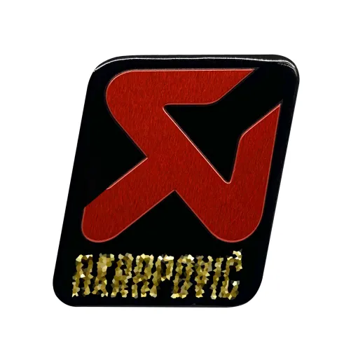 MF7333 Adesivo Compatibile Logo Akra per Scarico Marmitta Terminale 60 x 50 mm