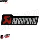 MF7335 Adesivo Compatibile Logo Akra per Scarico Marmitta Terminale 100 x 26 mm