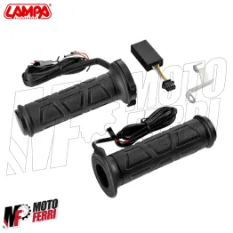 MF9758 Manopole Riscaldate Solo Gomma Universale Moto Scooter Lampa Heated Grips 2