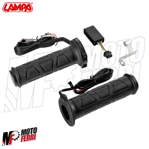 MF9758 Manopole Riscaldate Solo Gomma Universale Moto Scooter Lampa Heated Grips