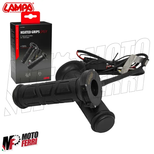 MF9758 Manopole Riscaldate Solo Gomma Universale Moto Scooter Lampa Heated Grips
