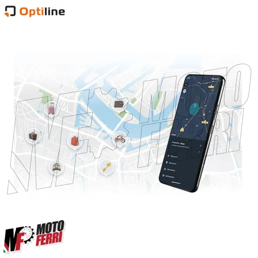 MF9759 Antifurto Localizzatore Tracker Opti Tag Android Find Hub Moto Scooter