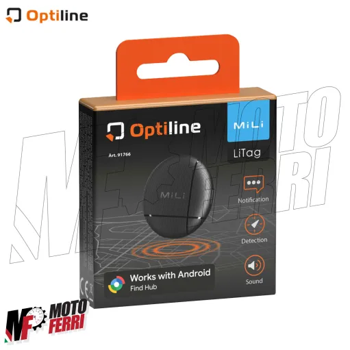 MF9759 Antifurto Localizzatore Tracker Opti Tag Android Find Hub Moto Scooter