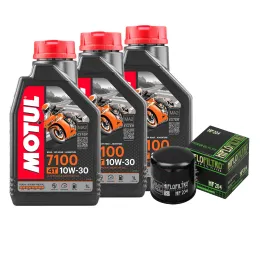 MF9760 Tagliando Honda CB 650 R - 2019/2025 - 3L Olio Motul 7100 10W30 + Filtro