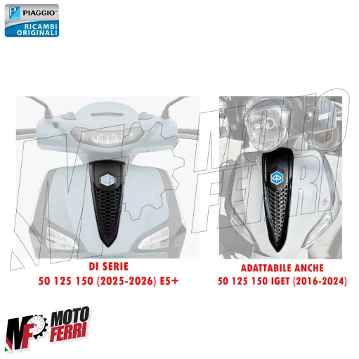 MF9762 Calandra + Cornice Copristerzo Liberty iGet 50 125 150 da 2016 a 2026 E5+