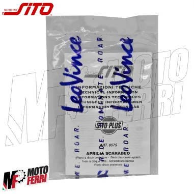 MF9764 Marmitta Sito Aprilia Scarabeo 50 2T 1998 a 2005 Freno a Disco Minarelli