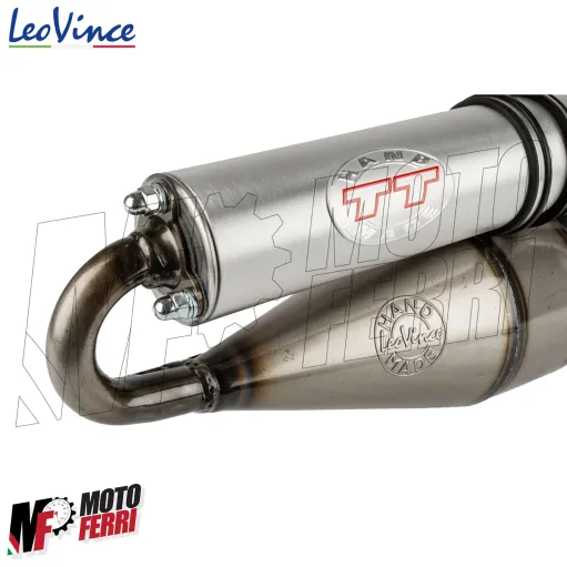 MF8044 Marmitta Scarico LeoVince TT MBK Booster Spirit / BWS 50 2T - 2004 a 2013