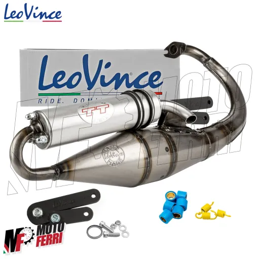 MF8044 Marmitta Scarico LeoVince TT MBK Booster Spirit / BWS 50 2T - 2004 a 2013