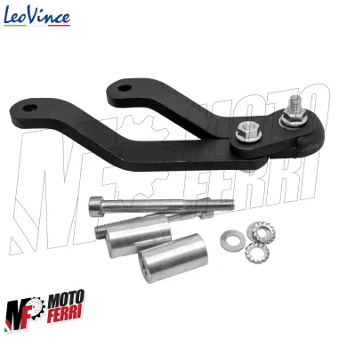 MF3703 Marmitta Scarico LeoVince TT Aprilia SR FACTORY 50 2T Motore Piaggio Nero