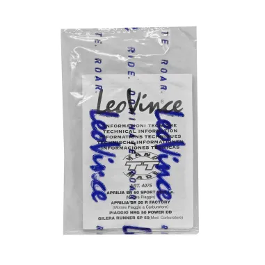 MF3703 Marmitta Scarico LeoVince TT Aprilia SR FACTORY 50 2T Motore Piaggio Nero