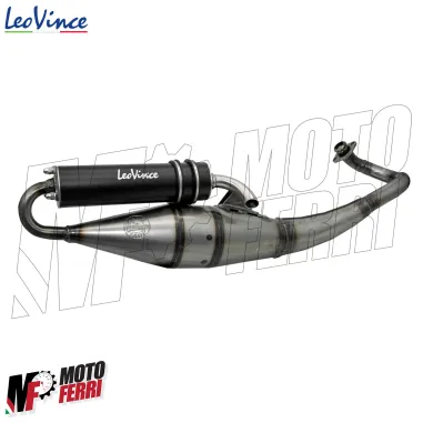 MF3703 Marmitta Scarico LeoVince TT Gilera Runner SP 50 2T Nero Omologata
