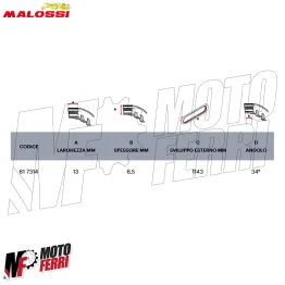 Cinghia Variatore Trasmissione Malossi Special X Belt Piaggio 50 SI BOSS BOXER 2