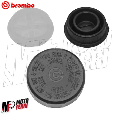 MF5092 Serbatoio Vaschetta Brembo Fume' Liquido Freno Frizione 15 Uscita Dritta
