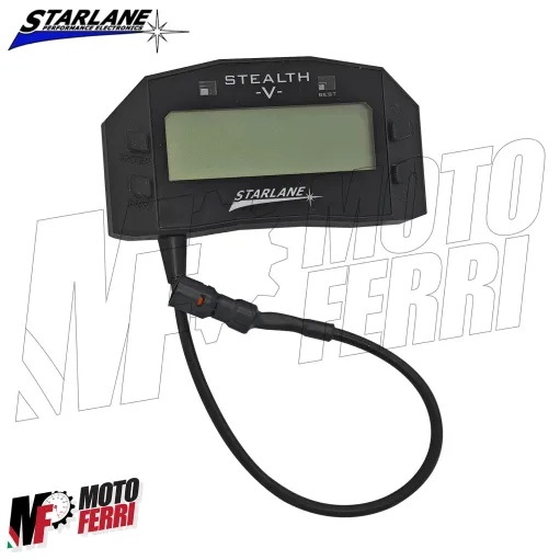 MF9025 Cronometro Starlane Stealth 5 GPS-5 + Angolo di Piega Universale Moto