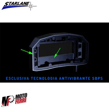 MF9025 Cronometro Starlane Stealth 5 GPS-5 + Angolo di Piega Universale Moto