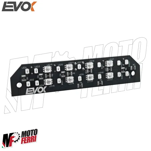 MF9766 Faro Luce Stop Posteriore 22 Led Vespa 50 Special 12 V by Evok Fanalino