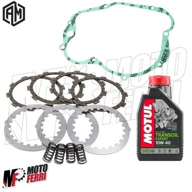 MF2352 KIT FRIZIONE 4 DISCHI MOLLE TOP OLIO GUARNIZIONE MINARELLI AM6 AM345