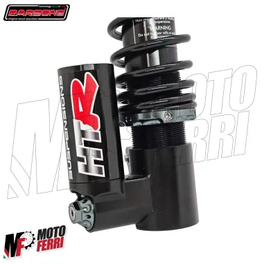 MF9782 Ammortizzatore Carbone HTR Anteriore Vespa PX 125 150 200 PE Nero Hi-Tech