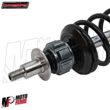 MF9782 Ammortizzatore Carbone HTR Anteriore Vespa PX 125 150 200 PE Nero Hi-Tech