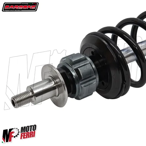 MF9782 Ammortizzatore Carbone HTR Anteriore Vespa PX 125 150 200 PE Nero Hi-Tech