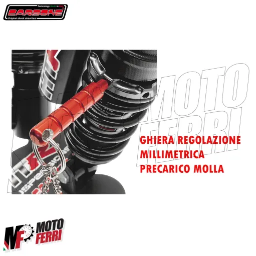 MF9783 Ammortizzatore Carbone HTR Anteriore Vespa 50 Special R L N Nero Hi-Tech