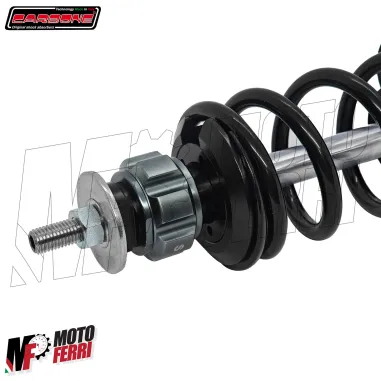 MF9784 Ammortizzatore Carbone HTR Posteriore Vespa PX 125 150 200 PE Nero
