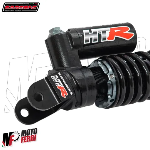 MF9784 Ammortizzatore Carbone HTR Posteriore Vespa PX 125 150 200 PE Nero
