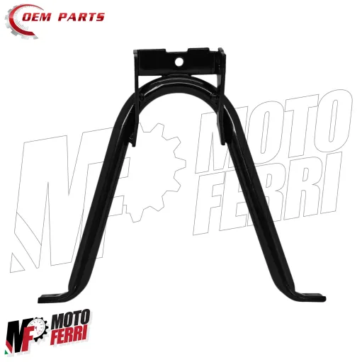 Cavalletto Centrale Piaggio 50 Ciao Prima Serie Alette Esterne Con Perni Nero