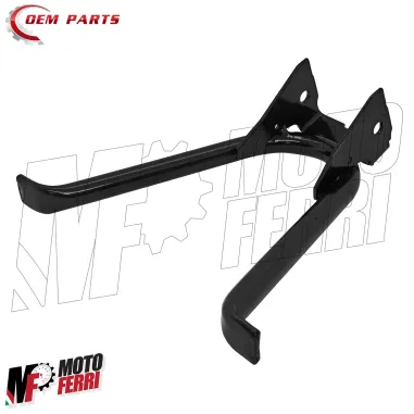 Cavalletto Centrale Piaggio 50 Ciao Prima Serie Alette Esterne Con Perni Nero