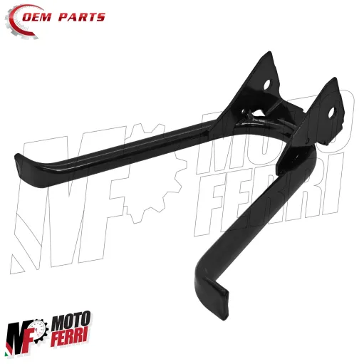 Cavalletto Centrale Piaggio 50 Ciao Prima Serie Alette Esterne Con Perni Nero