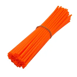 MF6638 Copriraggi Copri Raggi Ruote Arancione Moto Enduro Cross Motard 72 Pezzi