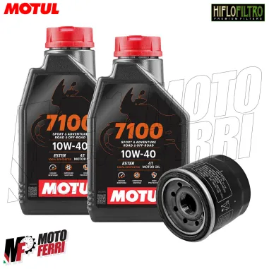 MF9789 Tagliando Zontes 350D 350E 2025 2026 E5+ 2LT Olio MOTUL 7100 10W40 Filtro