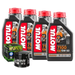 MF6458 Tagliando BMW R 1200 GS - 2004 a 2012 - 4LT Olio Motul 7100 15W50 Filtro
