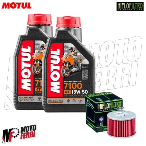 MF6459 Tagliando Royal Enfield Hunter Meteor 350 - Olio Motul 7100 15W50 Filtro