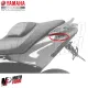 MF3991 Adesivo Grigio Carena Posteriore Orig Yamaha TMax 560 2022 2023 2024 2025