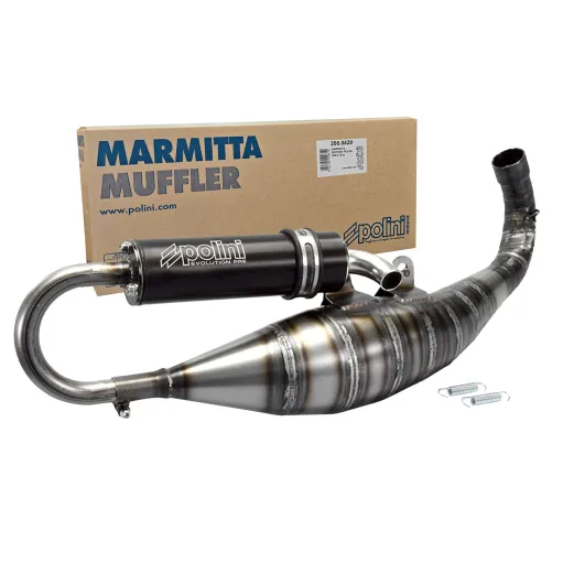 MF9795 Marmitta Scarico Polini Motore PRE4 70 cc Yamaha JOG RR 50 2T LC