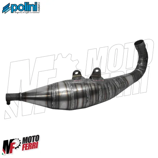 MF9795 Marmitta Scarico Polini Motore PRE4 70 cc Piaggio ZIP SP 50 2T LC