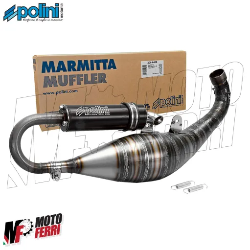 MF9796 Marmitta Scarico Polini Motore PRE4 100 cc Yamaha JOG RR 50 2T LC