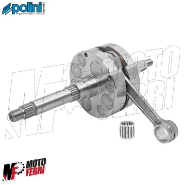 MF9797 Albero Motore Polini PRE4 100 cc Corsa 47 Spalle Piene JOG RR 50 2T LC